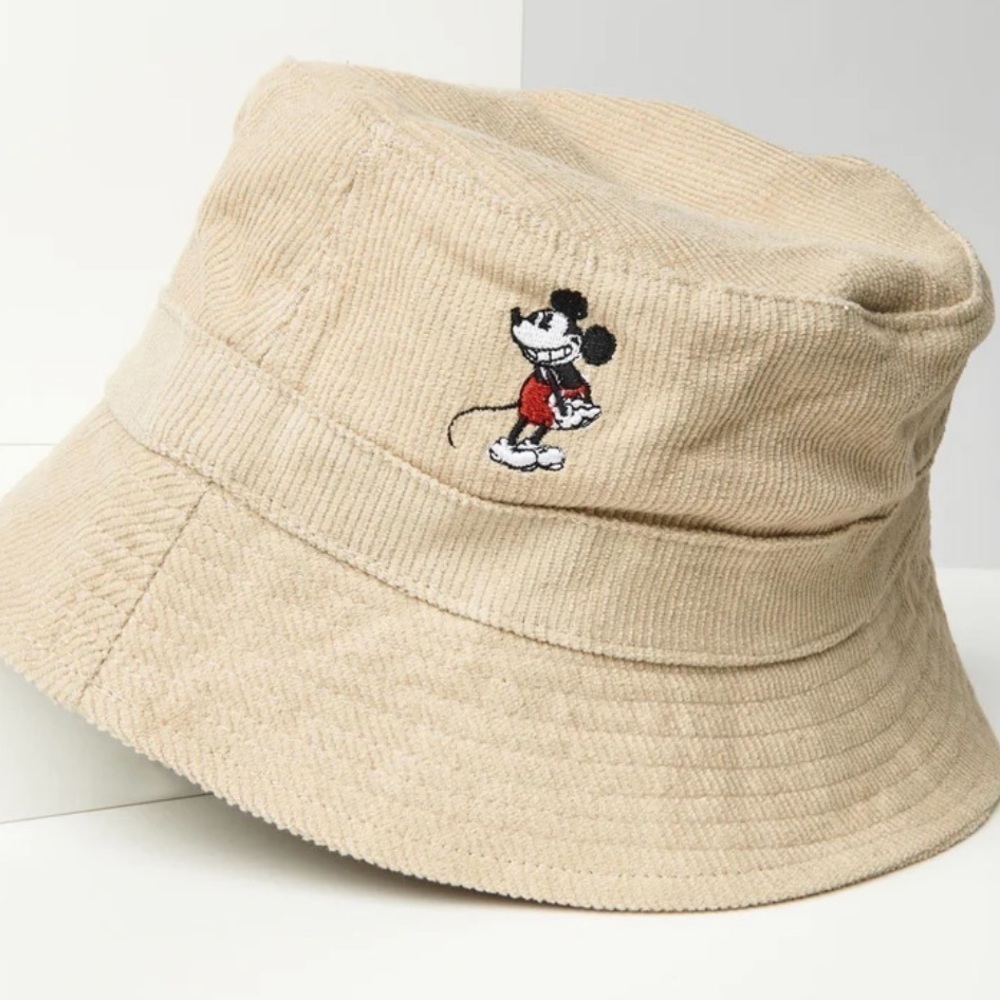 Tan Mickey Mouse Bucket Hat - One Size, NWT - Picture 3 of 12